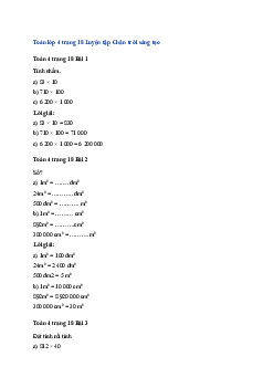 Toán lớp 4 trang 18 Bài 48: Em làm được những gì? Chân trời sáng tạo