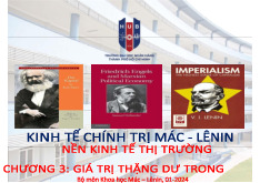 Giá trị thặng dư trong kinh tế thị trường | Bài giảng chương 3 học phần Kinh tế chính trị Mác - Lênin | Trường Đại học Ngân hàng Thành phố Hồ Chí Minh