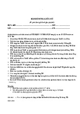 Bài kiểm tra giữa kỳ môn Nguyên lý kế toán   | Học viện Nông nghiệp Việt Nam