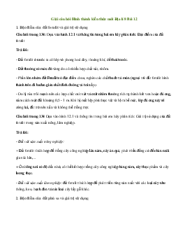 Địa lí 8 Bài 12: Sử dụng hợp lí tài nguyên đất - Chân trời sáng tạo