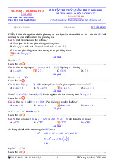 Bộ đề tham khảo ôn tập học kỳ 1 Toán 10 sách KNTTVCS năm học 2025 – 2026