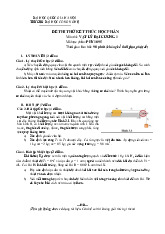 Đề thi thử kết thúc học phần môn Vật lý đại cương 1 | Trường Đại học Công nghệ, Đại học Quốc gia Hà Nội