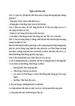 Soạn bài Ngàn sao làm việc - Kết nối tri thức 7