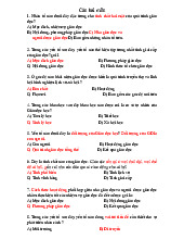 TOP Câu hỏi trắc nghiệm giữa kỳ Môn Giáo dục học | Đại học Vinh