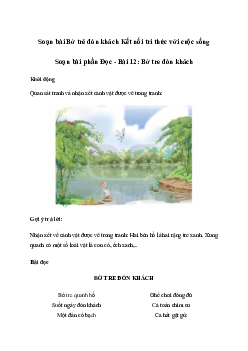 Soạn bài Bờ tre đón khách (trang 49) | Tiếng việt 2 sách Kết nối tri thức