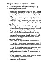 Tổng hợp nội dung bài tập Quan hệ giữa vợ chồng trên cơ sở pháp lý môn Pháp luật đại cương  | Học viện Nông nghiệp Việt Nam