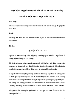 Soạn bài: Chuyện bên cửa sổ Tiếng Việt 3 | Kết nối tri thức