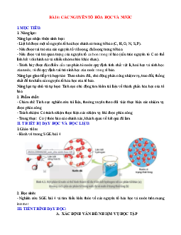 Giáo án Sinh học 10 sách Kết nối tri thức với cuộc sống (HKI) | Đề 4