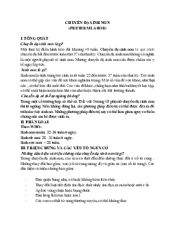 Lý thuyết Sản khoa về Chuyển dạ sinh non