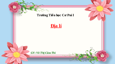 Giáo án điện tử Lịch sử và địa lí  5 Chân trời sáng tạo: nông nghiệp