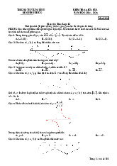 Đề giữa kỳ 1 Toán 12 năm 2024 – 2025 trường THPT Lộc Bình – Lạng Sơn