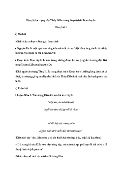 Văn mẫu lớp 11: Phân tích tâm trạng Thúy Kiều trong đoạn trích Trao duyên | Cánh diều