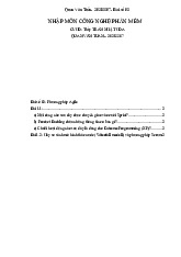 Phương pháp Agile  | Khoa học máy tính | Trường Đại học Khoa học Tự nhiên, Đại học Quốc gia Hà Nội