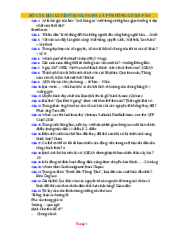 TOP 600 câu hỏi luyện thi Olympia năm 2022 (có đáp án)