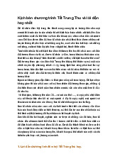 Kịch bản chương trình Tết Trung Thu và lời dẫn hay nhất