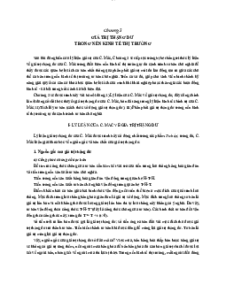 Giá trị thăng sư trong nền kinh tế thị trường  | Đại học Sư Phạm Hà Nội