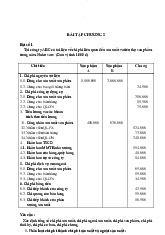 Bài tập và bài kiểm tra kế toán quản trị - Tin học đại cương | Đại học Mở Hà Nội