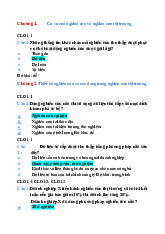Tổng hợp - Lý thuyết và bài tập môn Nghiên cứu thị Trường | Đại học Công nghiệp Thực phẩm Thành phố Hồ Chí Minh