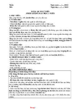 Giáo án GDCD 7 kết nối Tri thức bài 8: Quản lí tiền