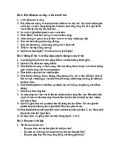 Câu hỏi Prelecture  | Sinh học đại cương | Đại học Nông Lâm Thành phố Hồ Chí Minh