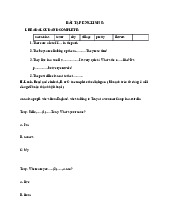 Tổng hợp bài tập English 5 môn tiếng anh cơ bản 2 | Học viện tài chính