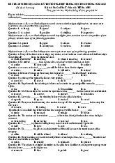 Đề chuẩn minh họa số 05 Kì thi tốt nghiệp THPT môn Tiếng Anh 2023