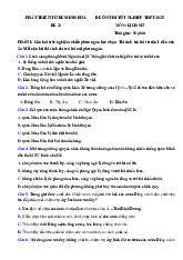 Đề thi thử tốt nghiệp THPT 2025 môn Lịch sử bám sát đề minh họa - Đề 32