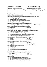 Đề thi học kỳ 1 môn Khoa học tự nhiên lớp 6 năm học 2024 - 2025 | Bộ sách Cánh diều