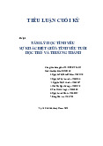 Tiểu luận cuối kỳ - Phương Pháp học đại học - Tài liệu tham khảo | Đại học Hoa Sen