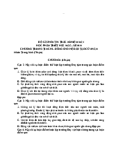 BỘ CÂU HỎI THI TRẮC NGHIỆM MÁY HỌC PHẦN TRIẾT HỌC MÁC – LÊNIN DÀNH CHO HỆ ĐÀO TẠO CỬ NHÂN