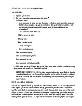 Đề cương Các Kiểu Nhà Nước và Quan Điểm Lý Luận môn Pháp luật đại cương | Trường đại học Mở Hà Nội