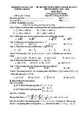 Đề thi thử Toán vào lớp 10 lần 2 năm 2025 – 2026 phòng GD&ĐT Nga Sơn – Thanh Hóa có đáp án