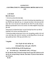 Tính lãi suất và hợp đồng vay tài sản – Tài liệu môn Luật dân sự | Học viện Tòa án