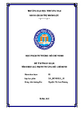 Tìm hiểu giá trị tư tưởng Hồ Chí Minh | Bài thảo luận tư tưởng Hồ Chí Minh
