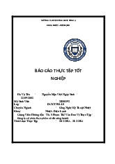 Báo cáo Ngành Công Nghệ Nhiệt Lạnh | Môn Báo cáo thực tập tốt nghiệp - Đại học Công Nghệ Đông Á