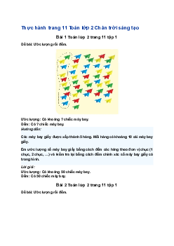 Giải SGK Toán lớp 2 bài 3: Số hạng - Tổng | Chân trời sáng tạo