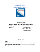 TÌM HIỂU VỀ NHÀ QUẢN TRỊ MARK ZUCKERBERG  - Môn quản trị học - Đại Học Kinh Tế - Đại học Đà Nẵng