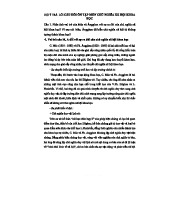 Gợi ý Ôn Tập Môn Chủ Nghĩa Xã Hội Khoa Học - Câu Hỏi Triết Học Mác-Lênin