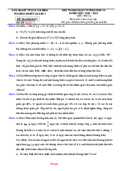 TOP 4 đề thi vào lớp 10 TPHCM năm 2022-2023 môn toán (có đáp án và lời giải chi tiết)