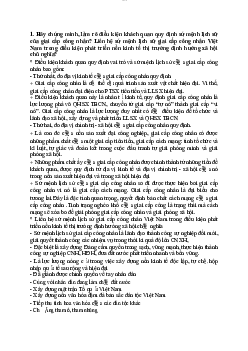 Đề cương chủ nghĩa xã hội | Đại học kinh tế kỹ thuật công nghiệp