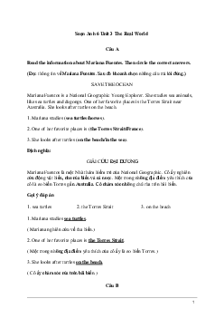 Tiếng Anh 6 Unit 3: The Real World | Explorer English