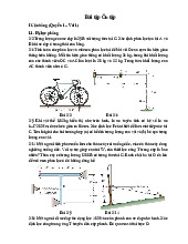 Bài tập ôn tập Cơ học Kỹ thuật | Trường Đại học Công nghệ, Đại học Quốc gia Hà Nội