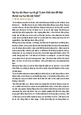 Sự tự do thực sự là gì? Làm thế nào để đạt được sự tự do nội tâm?