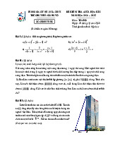 Đề kiểm tra giữa học kì I năm học 2024 - 2025 môn Toán 9