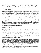 Đất trồng là gì? Thành phần, tính chất và các loại đất trồng?