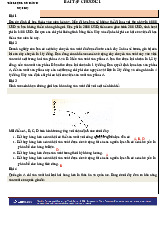 Bài tập chương 1 môn Kinh tế vi mô | Trường Đại học Kinh Tế Quốc Dân