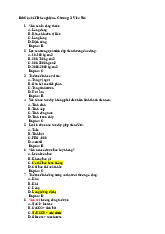 50 Câu Hỏi Trắc Nghiệm Chương 2: Viên Nén | Môn Công nghệ hóa học - Đại học Sư phạm Kỹ thuật Thành phố Hồ Chí Minh