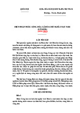 Hiến pháp nước cộng hòa xã hội chủ nghĩa việt nam (sửa đổi)