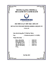 Phân tích môi trường kinh doanh quốc tế của Lào | Bài tiểu luận giữa kỳ học phần Kinh doanh quốc tế | Trường Đại học Phenikaa