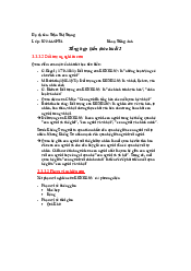 Hệ thống kiến thức môn thống kê xã hội Buổi 3 | Trường Đại học Sư phạm Hà Nội